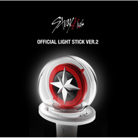 Light Stick Resmi Stray Kids untuk Musik Vers.2 CD LED Light Paper Plastik Lipat Bahasa Korea Cocok untuk Segala Usia Selfie
