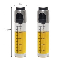 Pulvérisateur d'huile d'olive Lot de 2 pulvérisateurs d'huile avec support d'étagère pour la cuisson Bouteille de pulvérisation d'huile Pulvérisateur pour la cuisson BBQ Salade Cuisson