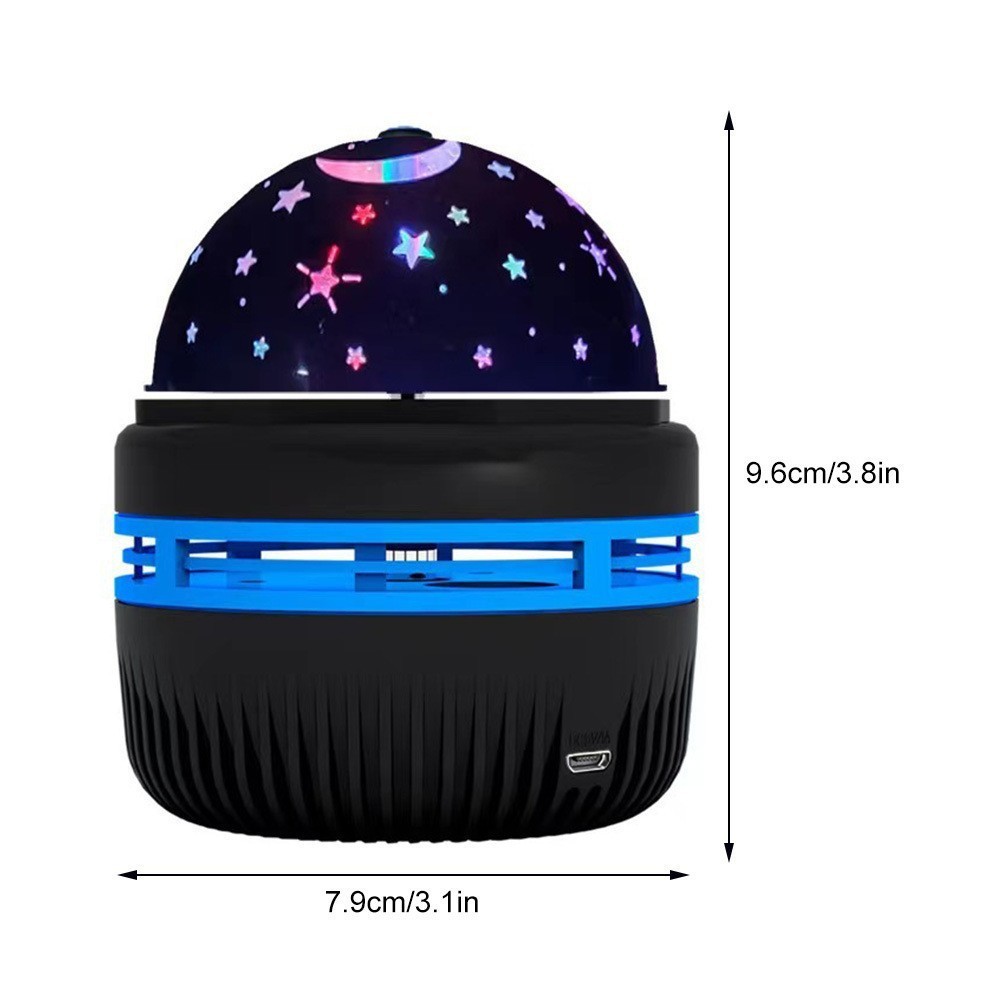 LED Starry Night Light Projector Living Room Moon Lamp Remote Control Baby Table Modern Design RGB Dimmable Globe