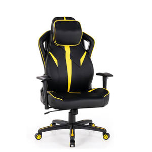 Chaise pivotante rotative douce de course jaune bon marché de conception classique <span class=keywords><strong>fauteuil</strong></span> de jeu de course <span class=keywords><strong>fauteuil</strong></span> de jeu patron de jeu chaises de bureau exécutif - Product Image 3