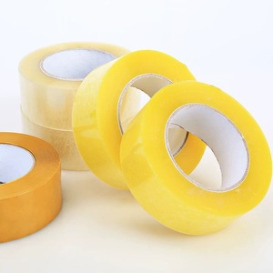 Cinta Adhesiva Acrílica de Doble Cara BOPP de Cúrcuma, Fuerte y Duradera, para Embalaje Logístico, Color Transparente, Alta Viscosidad, para Oficina - Product Image 3