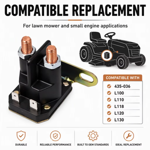 <span class=keywords><strong>Relais</strong></span> solénoïde de démarreur 12V professionnel pour <span class=keywords><strong>tondeuse</strong></span> autoportée à petit moteur - Product Image 4