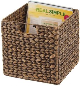 Cesta <span class=keywords><strong>de</strong></span> Paja para Boda, Cesta <span class=keywords><strong>de</strong></span> Almacenamiento <span class=keywords><strong>de</strong></span> Ratán Tejida a Mano, Decoración <span class=keywords><strong>de</strong></span> Pared Estilo Boho, Cestas <span class=keywords><strong>de</strong></span> <span class=keywords><strong>Mimbre</strong></span> Cuadradas Plegables para Escaleras - Product Image 6