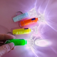 Mini lampe torche blanche Led lampe de poche pour camping enfants jouet