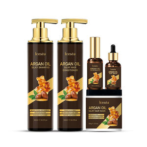 OEM/ODM Moroccan <b>Argan</b> <b>Oil</b> Hair Care Set <b>Shampoo</b> <b>Conditioner</b> Serum Essence Nourishingmask Smooth Shiny Hair Wholesale - Product Image 1