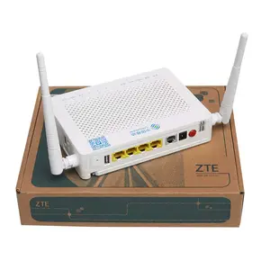 Brand Zte Dual Band Onu F673AV9 4GE+1Voice+Wifi Gpon Ont English Firmware 1 Year Warranty