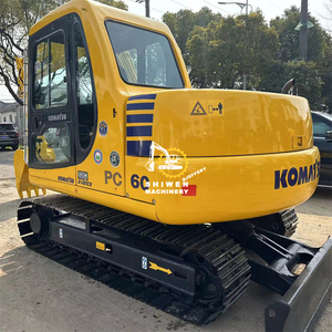 Miniexcavadora usada original KOMATSU PC60 para trabajos de movimiento de tierras, miniexcavadora de cadenas KOMATSU PC60 PC70 PC78 en la fábrica SHIWEN - Product Image 2