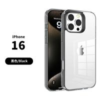 Haute Transparent Acrylique TPU Anti-Jaune Bayer Matériel Clair Téléphone étui pour iphone 14 15 16 Pro Max Nouvelle Coque Mobile