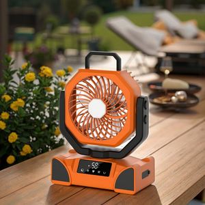 Ventilateur rechargeable 20000mAh à quatre vitesses, ventilateur suspendu à batterie rechargeable pour l'extérieur, ventilateur de refroidissement à commande à distance pour le camping - Product Image 1
