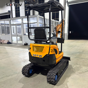 Miễn phí vận chuyển sdtw tw14 EPA máy xúc 1.4ton 1400kg euro5 động cơ bánh xích Digger trang trại minibagger 1 tấn Mini Máy xúc động cơ bán - Product Image 4