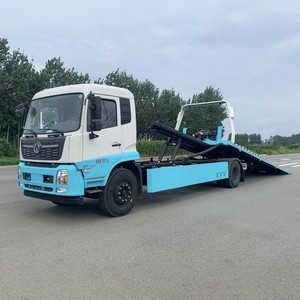 Camión Grúa de Plataforma Deslizante Dongfeng 4x2 de 8 Toneladas, Camión de Remolque de Plataforma Plana de 10 Toneladas con Cabrestante de 5 Toneladas - Product Image 2