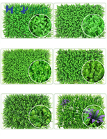 Plantes et Fleurs Artificielles Haie Artificielle Buis Panneau Vertical Vert Mur de Plantes Artificielles pour Décoration Murale