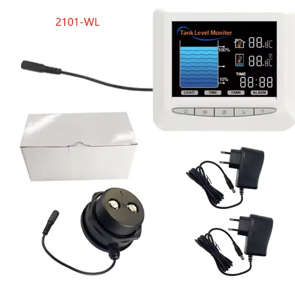 Smart TLC2101WL Ultrasonic Liquid Monitoring Sensor Auto Wireless Water Oil Fuel Tank Level Gauge