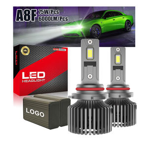 YUFING 9012 Led Voiture Phare Ampoules 75W 6000K Aviation Aluminium 12V H1 H7 Auto Lampe Led Phares pour Voiture <span class=keywords><strong>Golf</strong></span> 6 Mise À Niveau BMW - Product Image 1