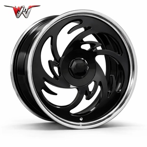 Jantes forgées 24x14 5x114.3 à rayons croisés pour camion, compatibles Lucid Air Gravity <span class=keywords><strong>Renault</strong></span> Captur Kadjar <span class=keywords><strong>Arkana</strong></span>, jantes 3 pièces - Product Image 3