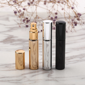 Atomizador de Perfume Capot de 5ml/10ml para Cuidado de la Piel, Envase de Spray para Suero, Botella de Vidrio Negra para <span class=keywords><strong>Mujer</strong></span> con Serigrafía - Product Image 2