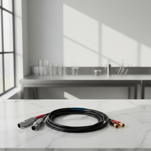 สายเคเบิลอัลตราโซนิกแบบคู่ UT Lemos 01 ถึง Microdot สำหรับเครื่องมือ NDT RG174 อุตสาหกรรม - Product Image 1