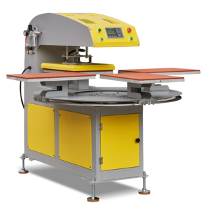New J Automatic 40x60cm DTF Pneumatic Four Station Hot Transfer Rotary Heat Press Machine Sublimation Garments Flatbed <b>Printer</b> - Product Image 4