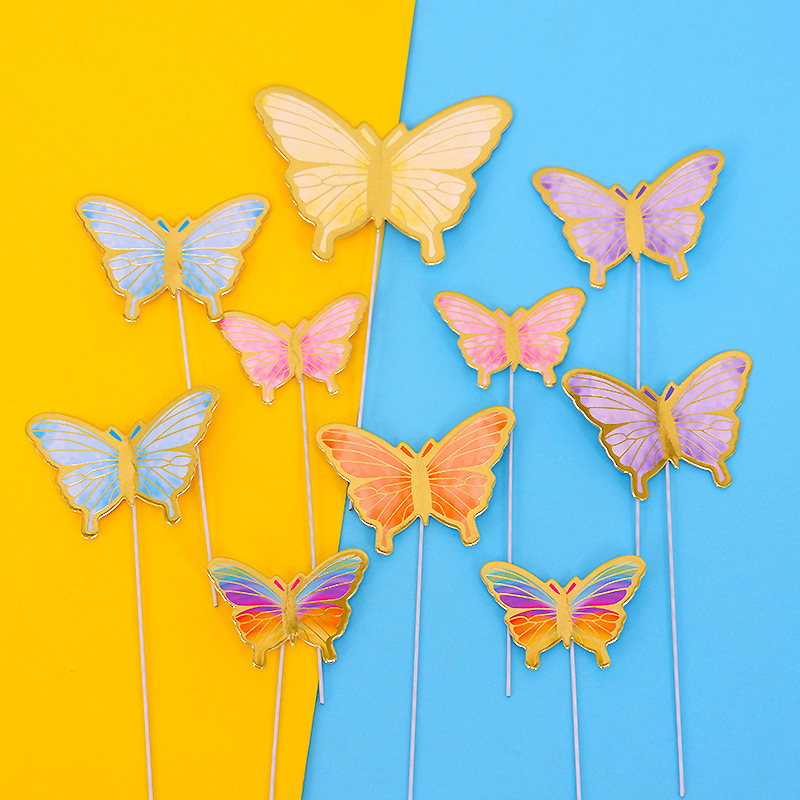 Ka Larga Ombligo Con Estampado De Mariposas Bordadas Amarill Ka Larga Ombligo Con Estampado De Mariposas Bordadas Amarill