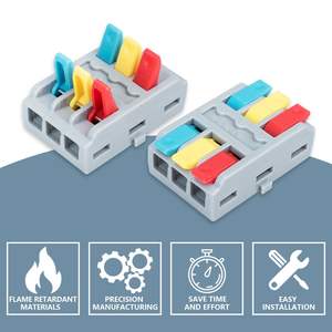 Innfeeltech 10 件端子连接器 <span class=keywords><strong>3</strong></span> 输入 <span class=keywords><strong>3</strong></span> 输出连接夹杆电缆 0.<span class=keywords><strong>2</strong></span>-4 毫米导线 DIY - Product Image 6