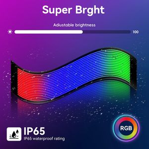 <b>LED</b> <b>Sign</b> 37x8in App Control Waterproof Flexible USB Powered Scrolling Display <b>Bar</b> <b>Sign</b> - Product Image 4