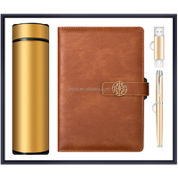 Quantité minimale de commande de mariage pour invités, Souvenirs, tasses sous vide A5, planificateur, carnet de notes, agenda avec boîte à stylos et ensemble de cadeaux d'entreprise Usb