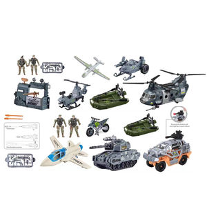 Mix Pack US Army Men Figuras de acción con vehículos <span class=keywords><strong>militares</strong></span> Juguetes Juego Combat Squad Niños Juguete Base militar Regalo para niños - Product Image 1