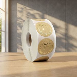 100% Waterproof Tear Resistant <b>Vinyl</b> Stickers, Custom Printed <b>Self</b> <b>Adhesive</b> <b>Vinyl</b> <b>Roll</b> Labels for Packaging and Brand Logo - Product Image 2