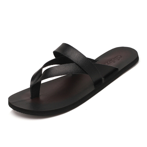 Men's <b>Flip</b> <b>Flops</b> Sandals Zoris <b>Slippers</b> Outdoor Walking Hiking Beach Shoes Sport PU Leather Summer Flats Breathable Light Weight - Product Image 2