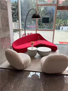 <span class=keywords><strong>Zaha</strong></span> simple arco FRP Luna sofá nórdico en forma de 7 palabras esquina sofá Luna sofá - Product Image 4