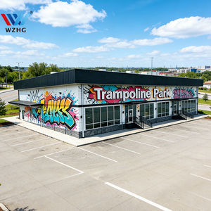 Konstruksi Rangka Baja Galvanis Kapasitas Tinggi Standar ISO Fasilitas Olahraga Arena Trampolin Struktur Baja Komersial - Product Image 1