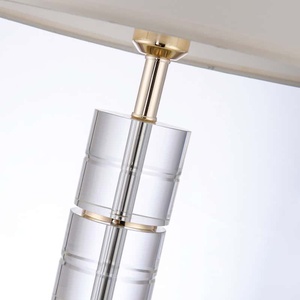 Pha Lê Stack Bảng Đèn Với Vàng Cơ Sở & Trắng Bóng Ánh Sáng Thanh Lịch Hiện Đại Cho Phòng Khách Phòng Ngủ Văn Phòng - Product Image 5