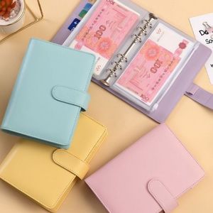 Portefeuille porte-monnaie en peptide Xi format A6 avec fermeture éclair, multifonctionnel pour espèces et cartes, pratique et durable - Product Image 2