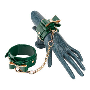 Jouets BDSM haut de gamme, menottes en cuir pour les poignets et les chevilles, édition <span class=keywords><strong>esclave</strong></span> - Product Image 5