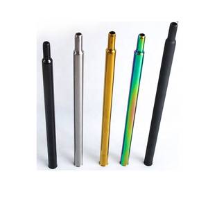 Argent Vélo <span class=keywords><strong>tige</strong></span> de <span class=keywords><strong>Selle</strong></span> <span class=keywords><strong>Titane</strong></span> D'approvisionnement Rétreint <span class=keywords><strong>Selle</strong></span> Costume Pour Brompton - Product Image 3