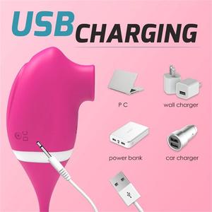 Vibrador de Punto G para Mujer, Succión para Masaje, 10 Frecuencias, Impermeable, Recargable por USB, Sin Lubricante, Sin Látex, para Adultos - Product Image 6