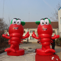 Homard gonflable géant en vente chaude pour la publicité