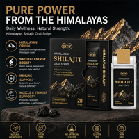 Bandes Orales Dissolvables OKTW Shilajit Saveur Matcha, Sourcing Végétal, Soutien Immunitaire, Nutrition Quotidienne pour Adultes, En Stock