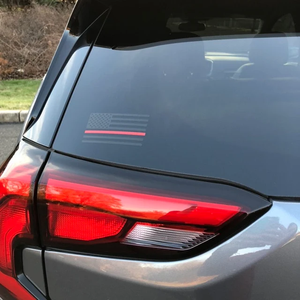 Calcomanía <span class=keywords><strong>de</strong></span> coche <span class=keywords><strong>de</strong></span> línea roja fina personalizada, pegatinas <span class=keywords><strong>de</strong></span> ventana troqueladas con logotipo, transferencia <span class=keywords><strong>de</strong></span> vehículo con corte personalizado, Color rojo - Product Image 2
