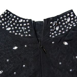 <span class=keywords><strong>Combinaison</strong></span> <span class=keywords><strong>pantalon</strong></span> transparente unie ornée de pierres, à manches longues, scintillante, pour spectacle scénique - Product Image 6