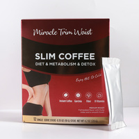 Complément alimentaire naturel à base de plantes à vente chaude en marque privée, Garcinia Fiber B Vitamins, perte de poids, amincissant, café instantané pour femmes