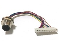 Cable M12 a Db9, Conector M12 a Rj45, Conector de Cable M12 a Rs232