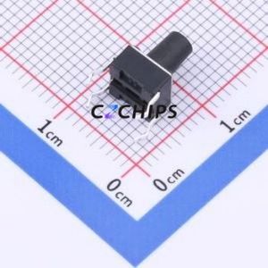 TSD001B08526A Tactile Switch Through hole Component (THT)-4P,6x6mm Switch Round Button 2.6N Through Hole 6mm - Product Image 2