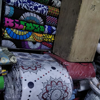 Nueva Llegada Tela Africana Hollantex Personalizada Hollandaise 100% Pura, Lote de Stock, Estampado de Cera, Batik, Estampado Ankara Java, Bazin Riche