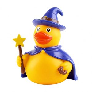 Jouets de bain en PVC personnalisés en gros, imprimés, style canard de cuisine, avec motifs conçus - Product Image 3
