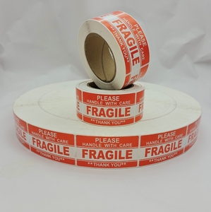 fragile adhesive sticker for craft and packing <b>box</b> - Product Image 1
