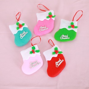 Fournitures de vacances Décoration Chausse <span class=keywords><strong>Petit</strong></span> Pendentif Ornements De <span class=keywords><strong>Sapin</strong></span> De Noël Petites Chaussettes - Product Image 3