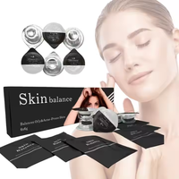 GlowSkin Black Kit Capsules de CO2 Rajeunissement de la peau Spa Nettoyage en profondeur Capsules d'oxygénation à bulles d'oxygène Co2 Pods