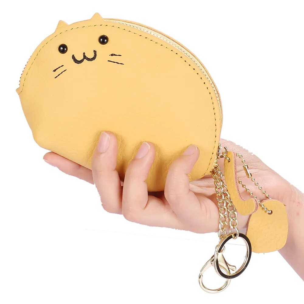 Cat purse for girls 2020 collection cute coin bag keychain Small Change Storage Key Bags