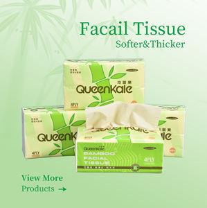 ทิชชู่เช็ดหน้าเยื่อไม้ไผ่บริสุทธิ์100% 2/3/4ชั้นการออกแบบฟรีโรงงาน OEM - Product Image 2